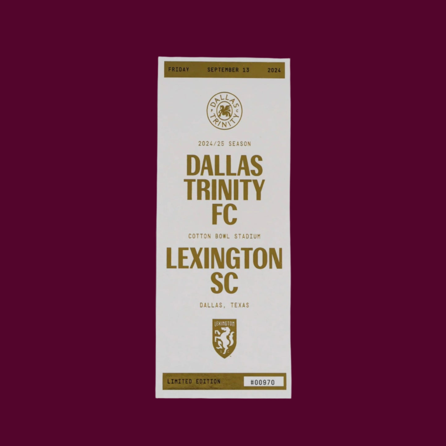 2024/25 Season Commemorative Tickets