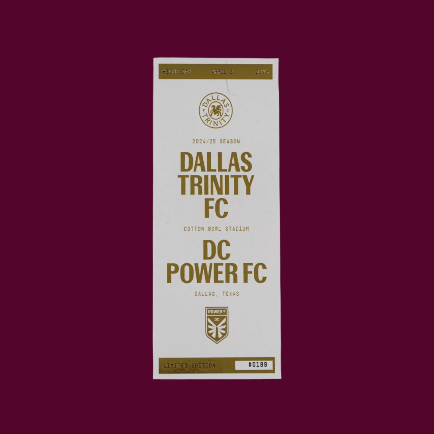 2024/25 Season Commemorative Tickets