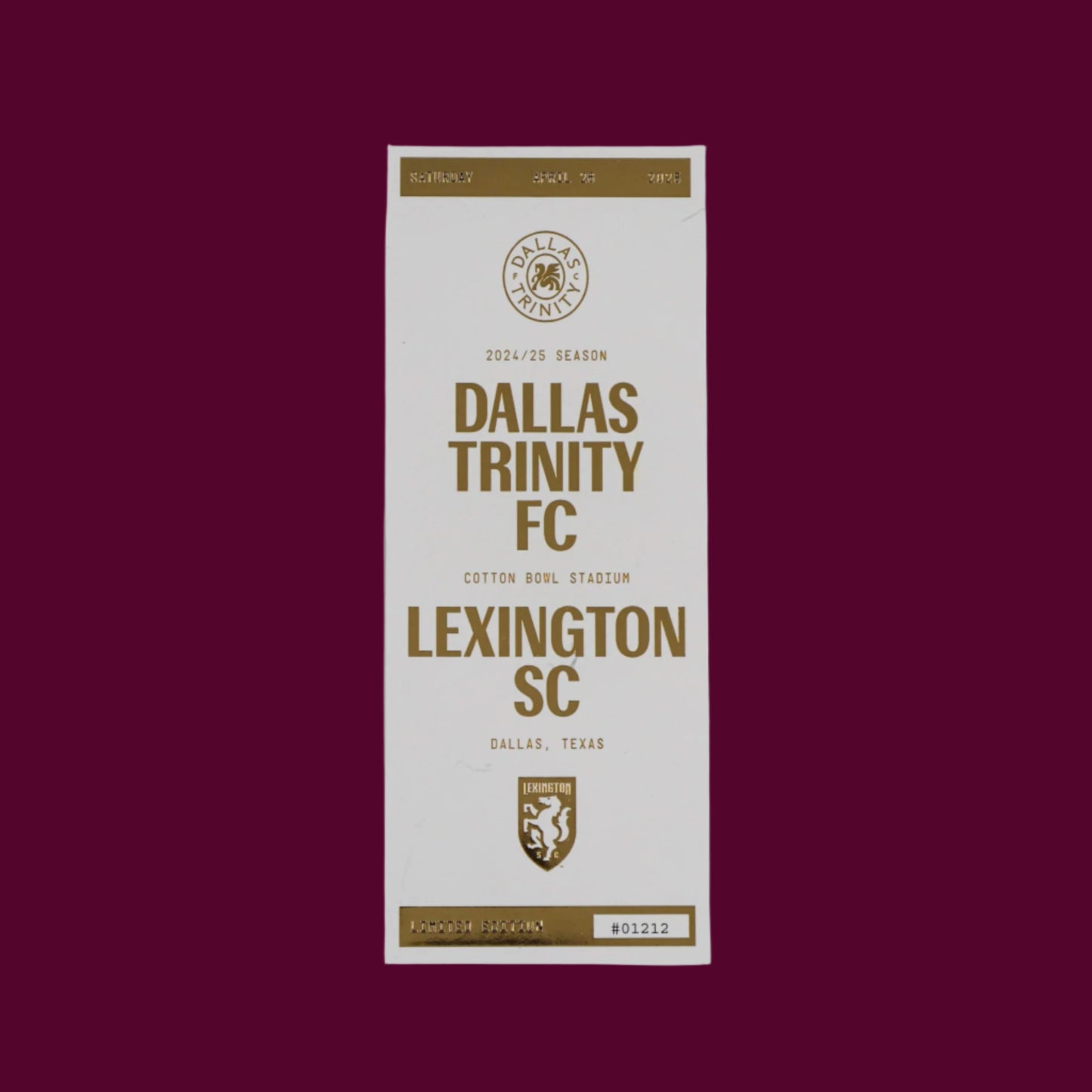 2024/25 Season Commemorative Tickets