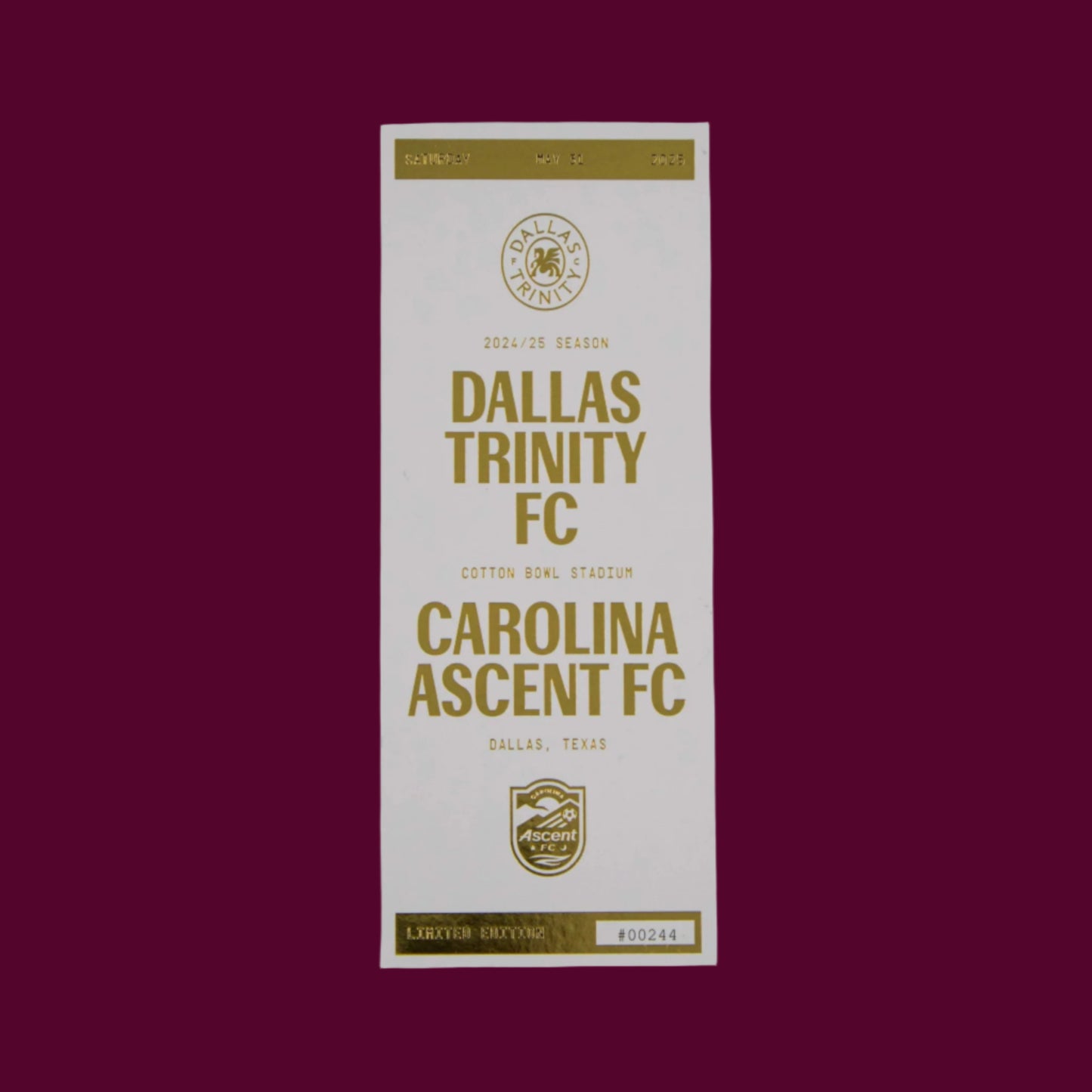 2024/25 Season Commemorative Tickets
