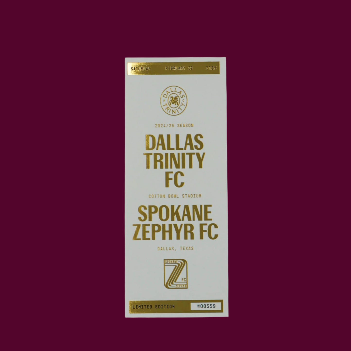 2024/25 Season Commemorative Tickets
