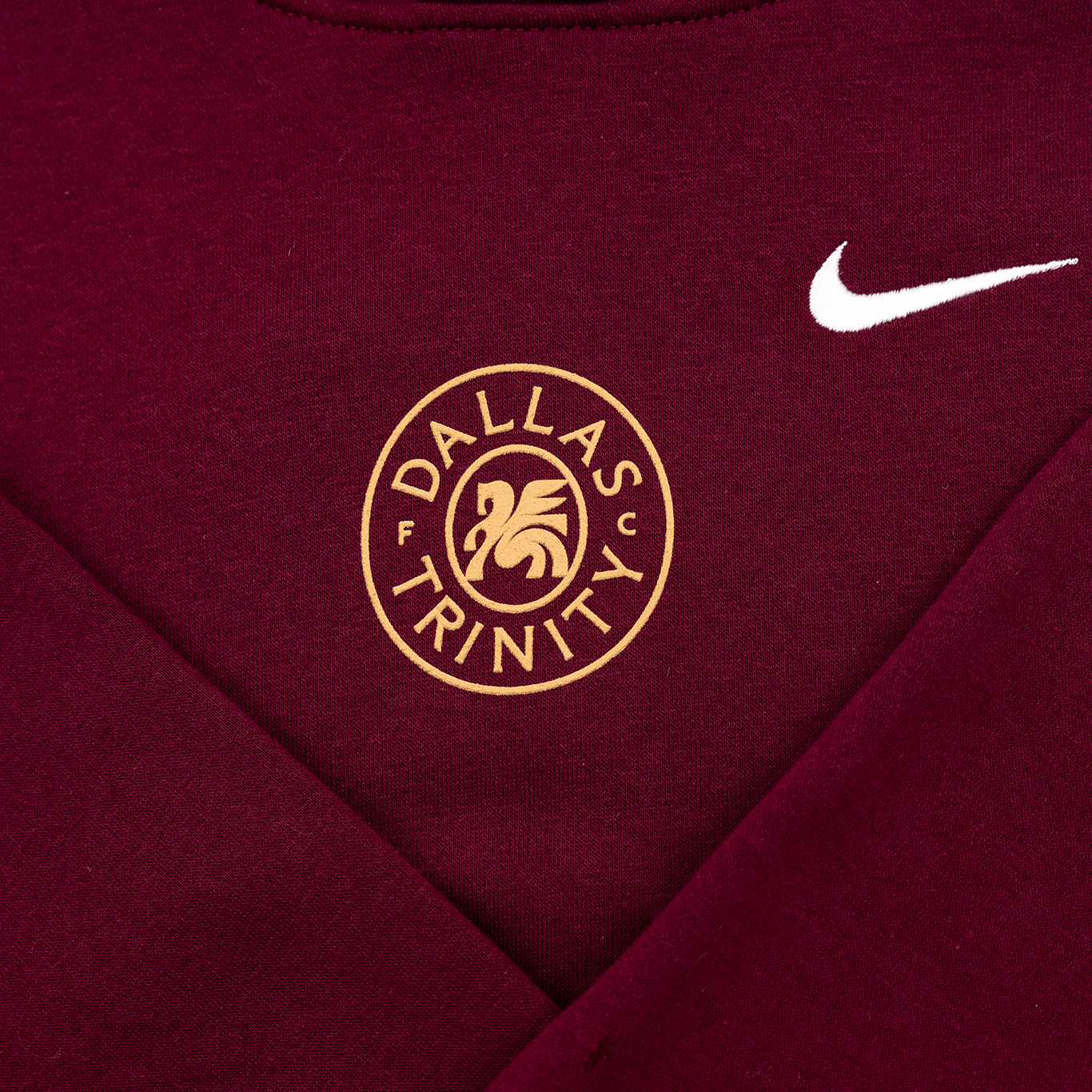 Nike Youth Pullover Hoodie-Maroon
