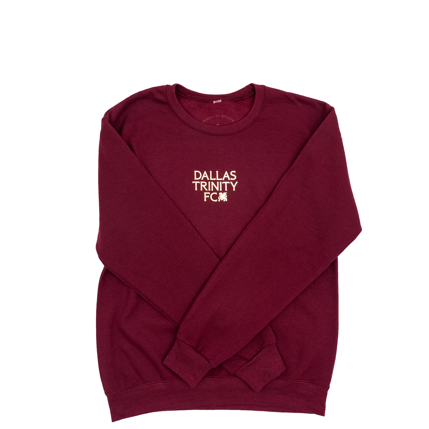 Churchill Maroon Crewneck Metallic Gold