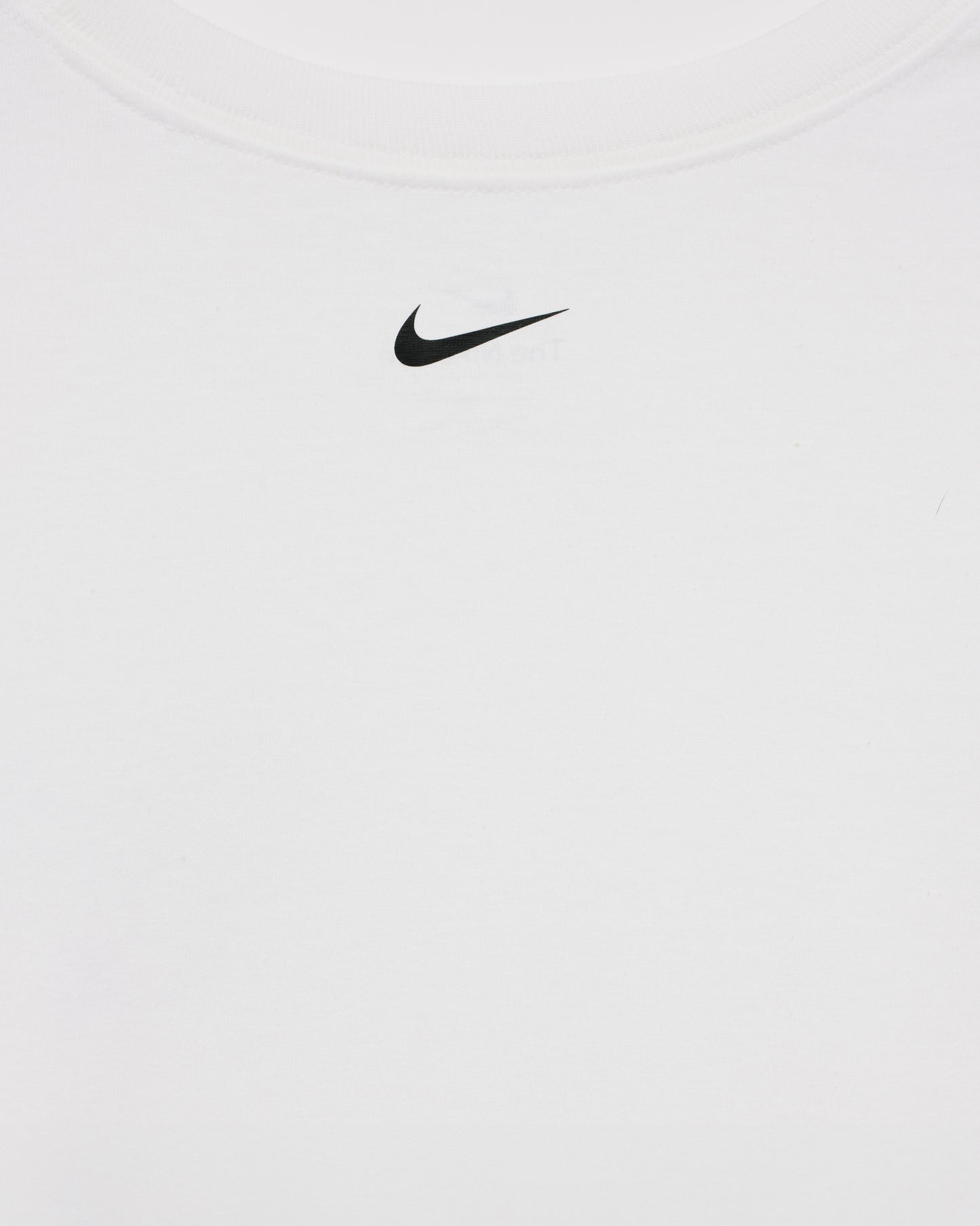Nike Men's White Long Sleeve Cotton Crew