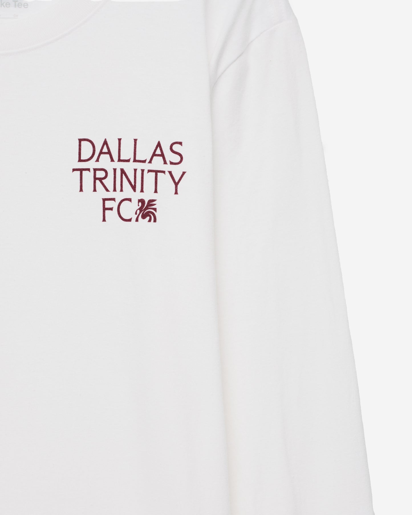 Nike Men's White Long Sleeve Cotton Crew