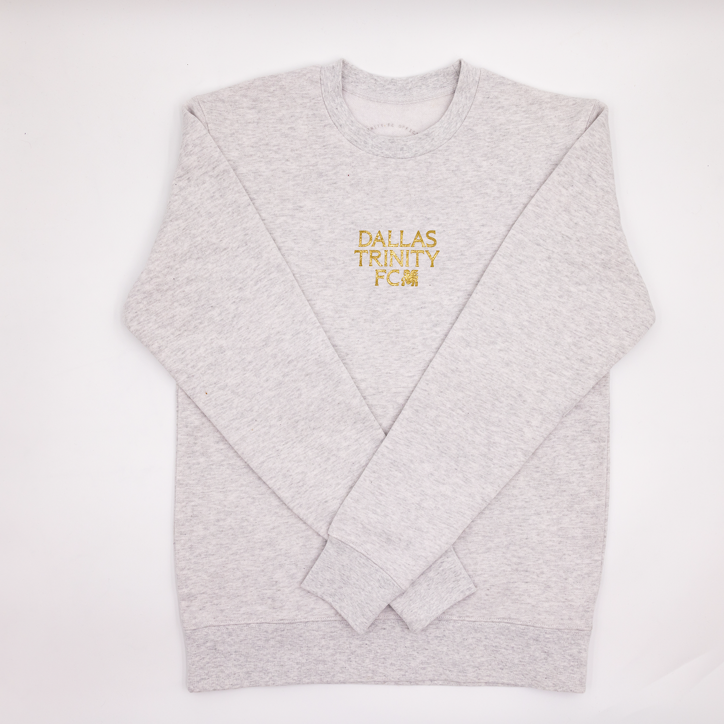 Churchill Gray Crewneck Metallic Gold