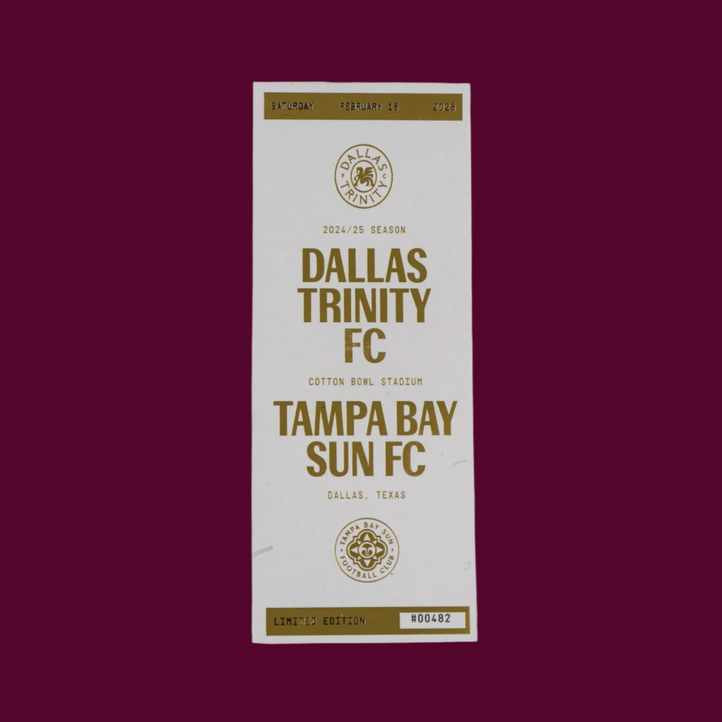 2024/25 Season Commemorative Tickets
