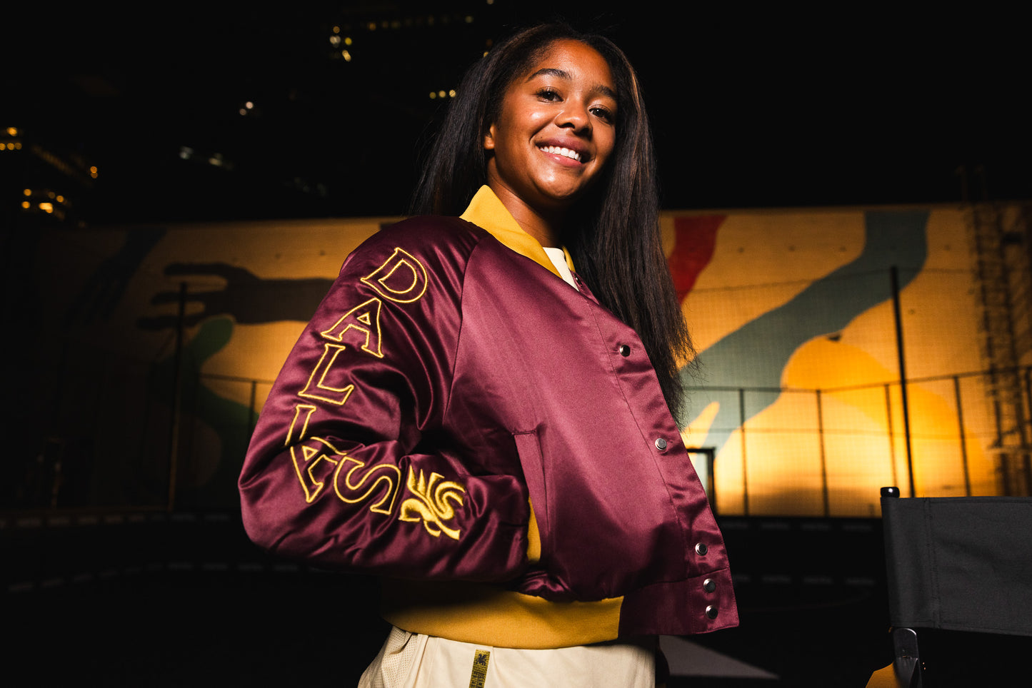 Trinity Flare Cropped Bomber Jacket