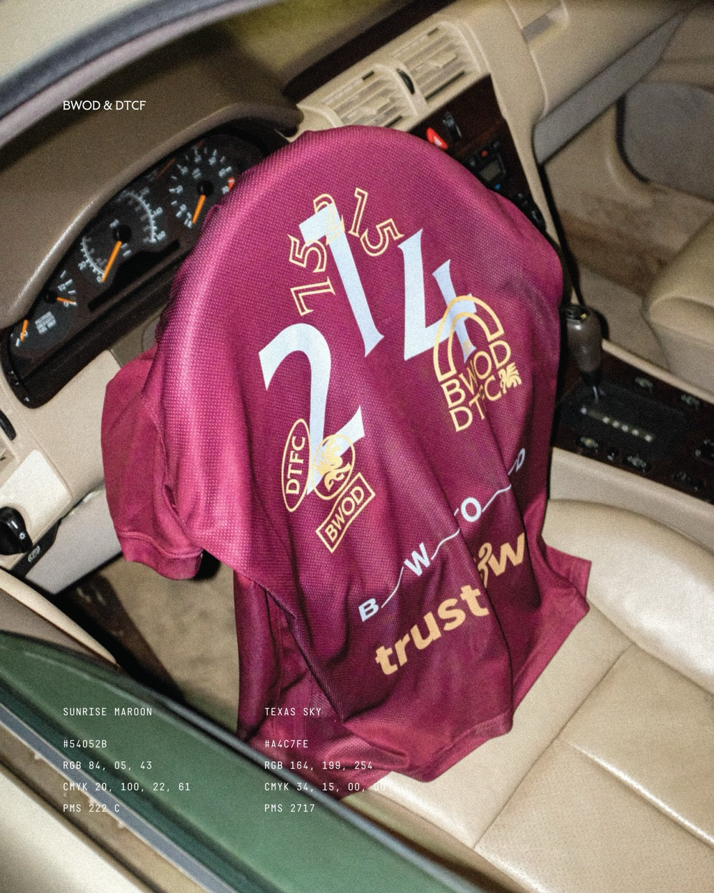 By Way of Dallas Maroon Jersey-Women's