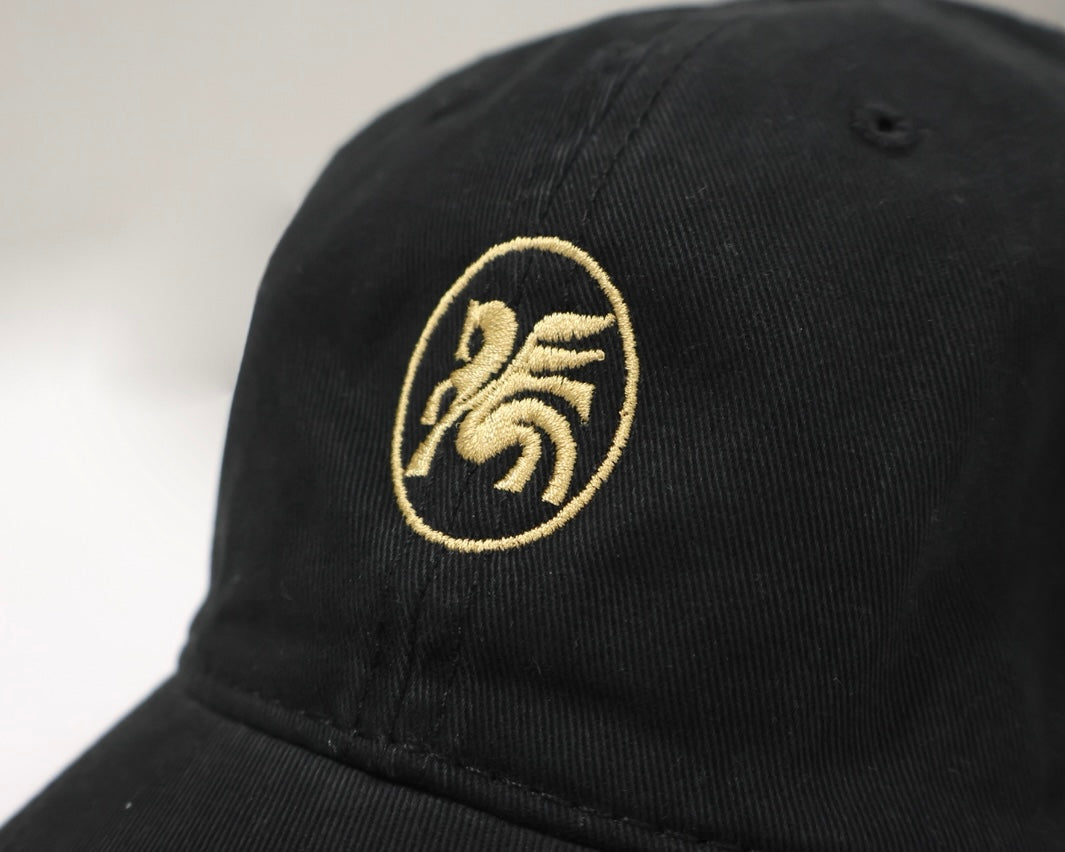 Black Pegasus Badge Cap