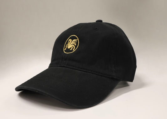 Black Pegasus Badge Cap