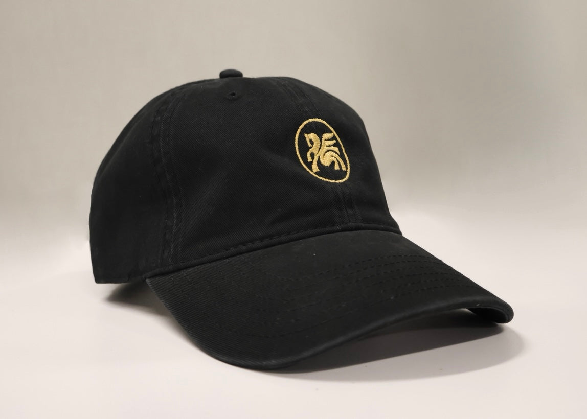 Black Pegasus Badge Cap