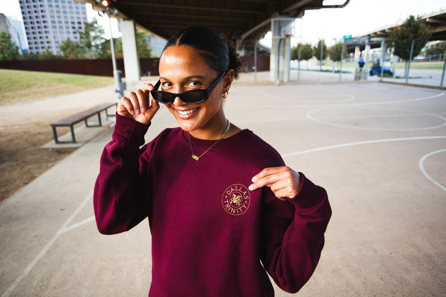 Trinity Flare Fleece Crew Neck