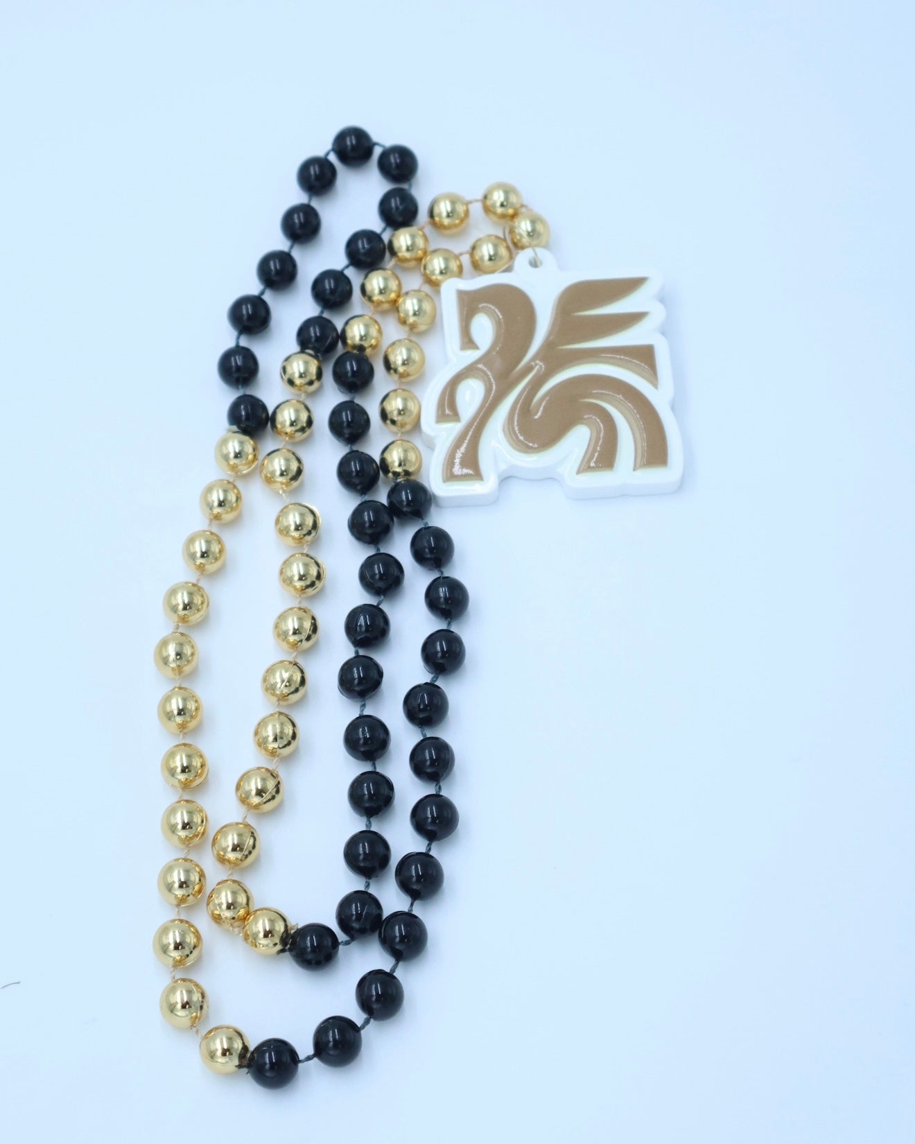 Beaded Necklace with Medallion