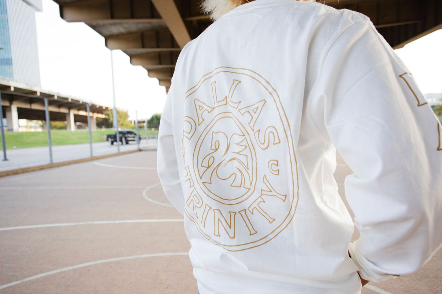 Trinity Flare White LS Tee