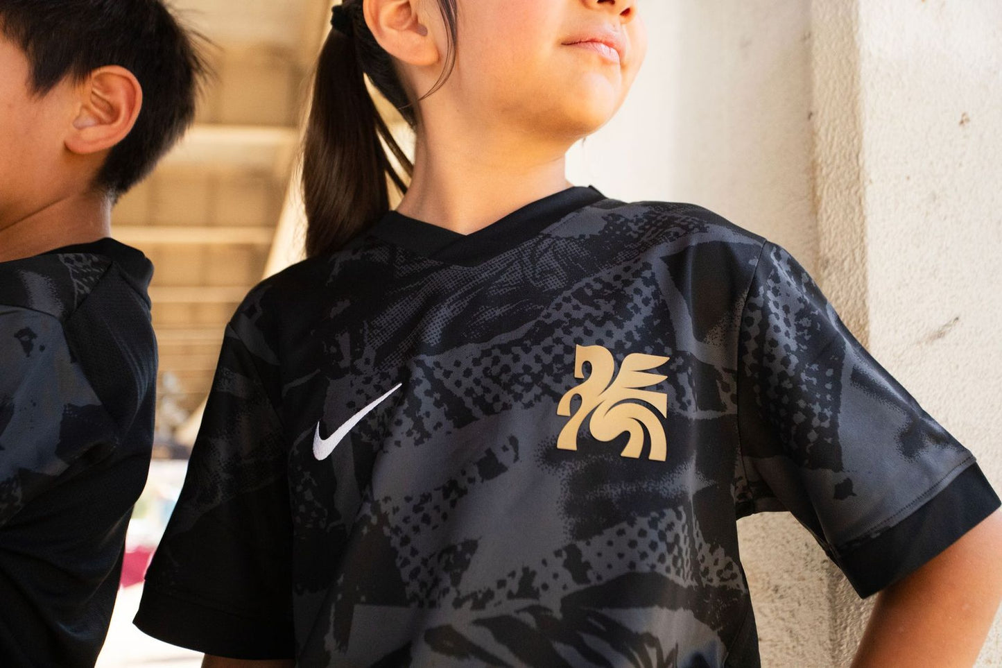 Youth Black Nike Dri-Fit Pre-Match Jersey